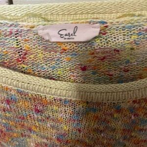 Easel Colorful Knit Women's Sweater. Size is L/XL